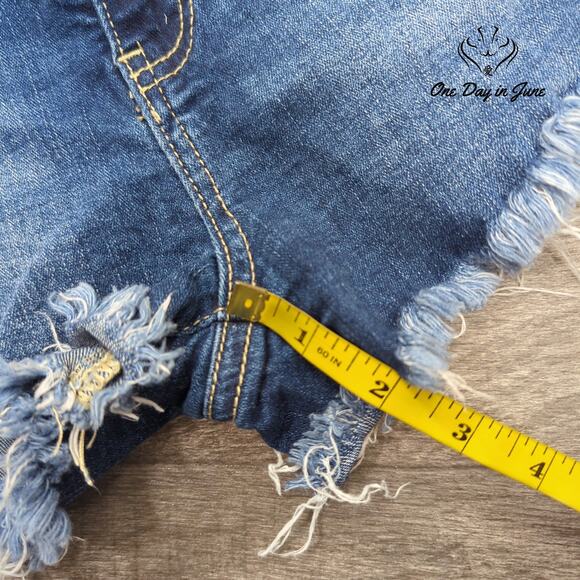 KanCan Juniors Denim Shorts Size 5 - Picture 5 of 7